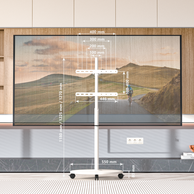 XTRARM  Arius TV Standaard Wit