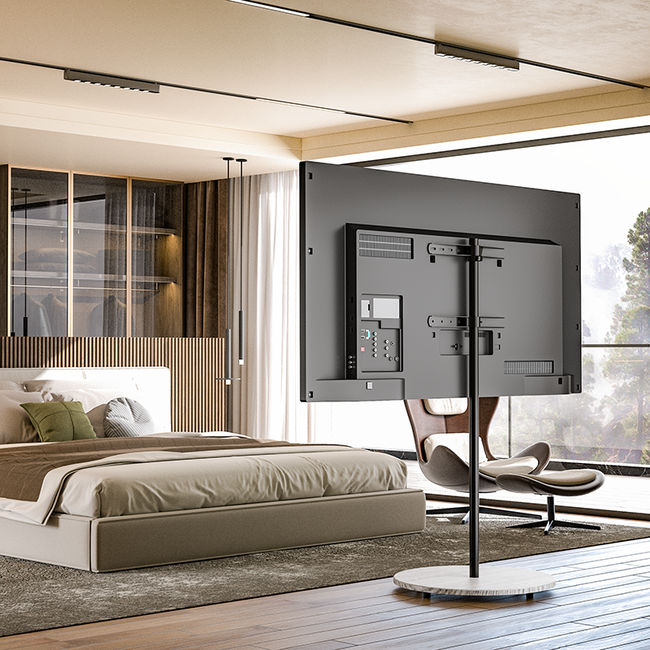 XTRARM  Arius TV Standaard Grijs Houtprint