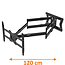 XTRARM  Cratos 120 cm Double 600 Rotate TV Beugel