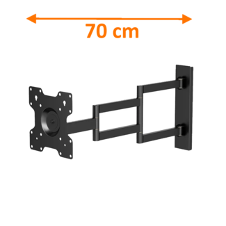 XTRARM  Axis XL Black 70 cm TV Beugel