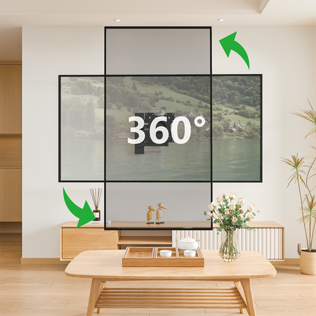 XTRARM  Axis XL Black 70 cm TV Beugel