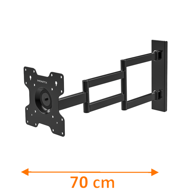 XTRARM  Axis XL Black 70 cm TV Beugel