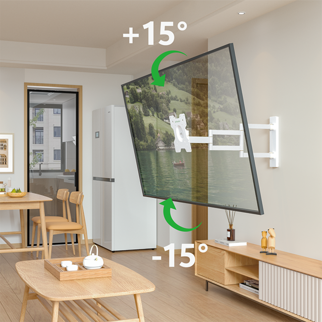 XTRARM  Axis XL White 70 cm TV Beugel