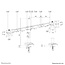 Neomounts DS60-600BL2 Monitorarm 10-32 inch - Quick-fix - 180°-stop