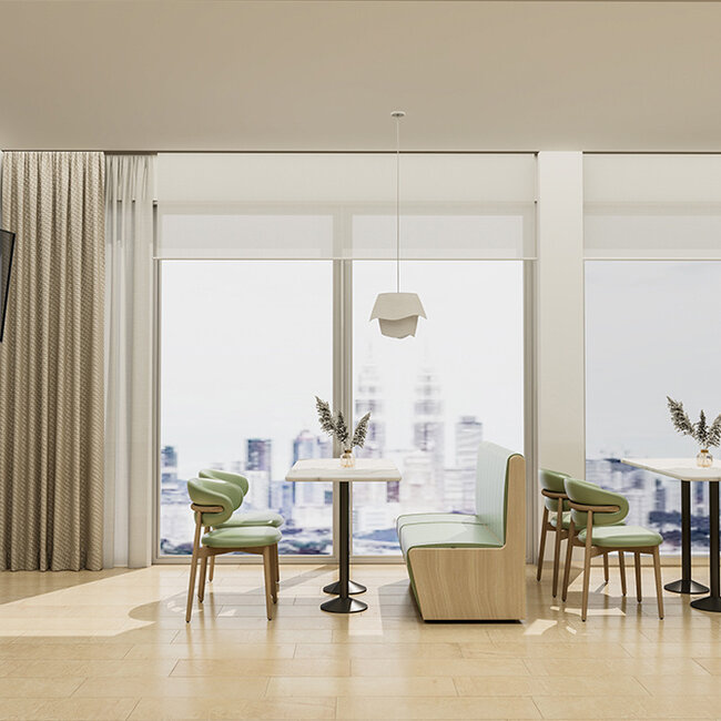 Neomounts CL35-440BL16L Monitor/TV-beugel plafond 37-70" - h 106-156 cm