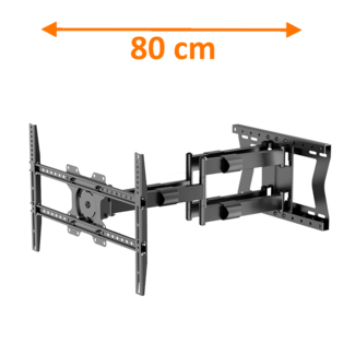 XTRARM  Cratos 80 cm Double Rotate 600 TV Beugel