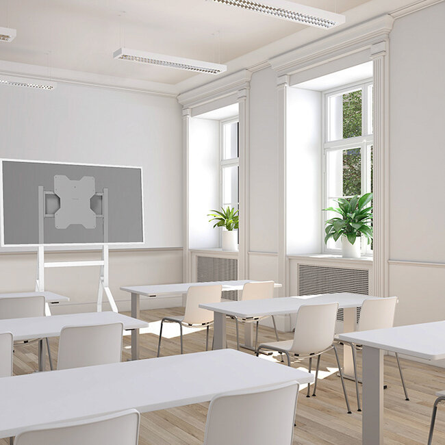 Neomounts FL50-515WH1 Samsung Flip trolley 55-65" - roteerbaar - snelle installatie