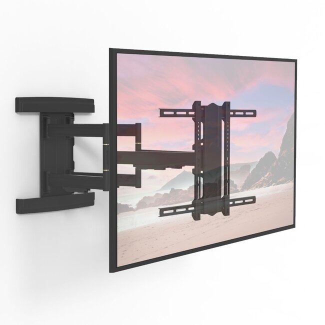 Cavus WME602 Draaibare & Kantelbare Tv Beugel Full Motion Heavy Duty - 37 - 80 Inch