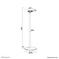 Neomounts FL45-721WH1 Vloerstandaard voor Sonos Era 100 - 85 cm hoogte -wit