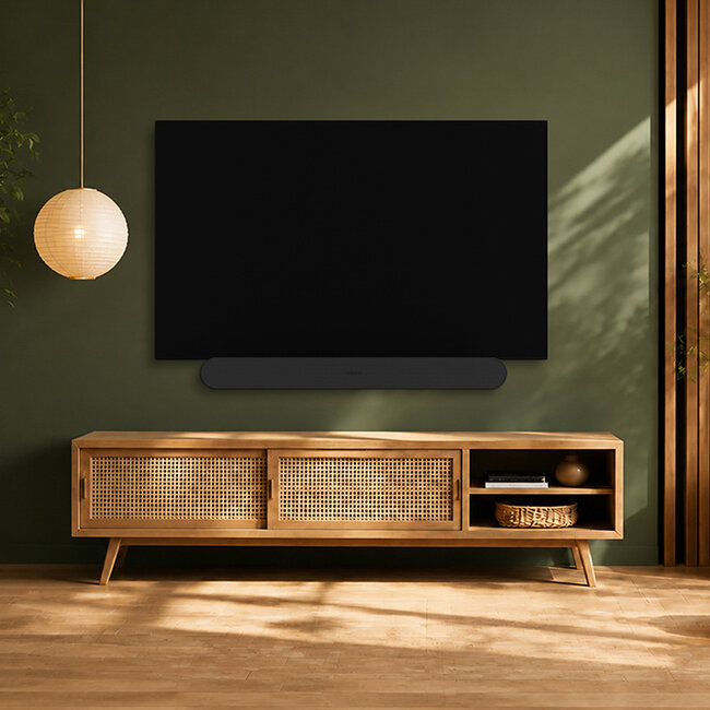 Neomounts AV35-724BL1 TV-beugel voor Sonos Ray - eenvoudige installatie - zwart