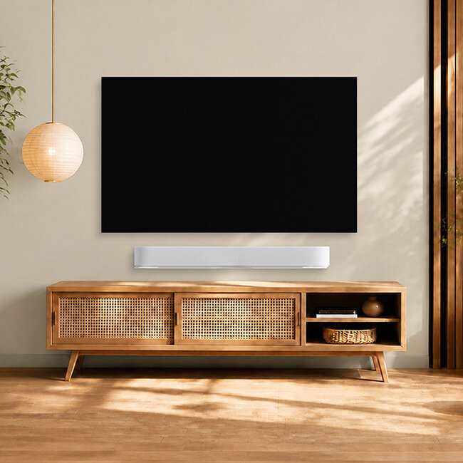 Neomounts WL30-726WH1 Muurbeugel voor Sonos Beam - eenvoudige installatie - wit