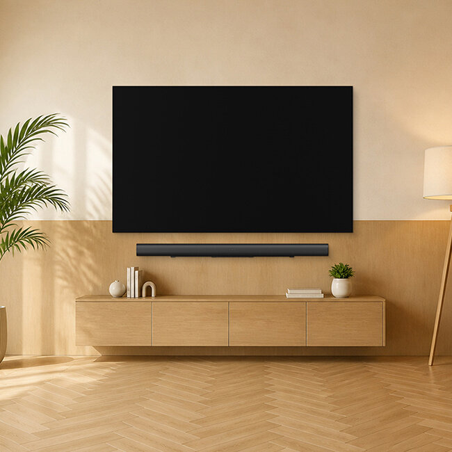 Neomounts WL30-727BL1 Muurbeugel voor Sonos Arc & Arc Ultra - eenvoudige installatie - zwart