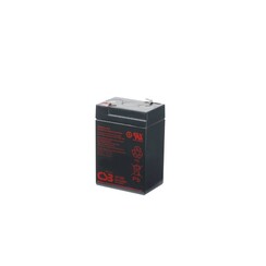CSB GP645, Sealed Lead Acid (VRLA), 6 V, Zwart, 4500 mAh, ISO 9001, ISO 14001, 48 x 70 x 108 mm