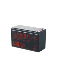 CSB GP1272 F2, Sealed Lead Acid (VRLA), 6 V, Zwart, 7200 mAh, ISO 9001, 14001, 151 x 34 x 94 mm