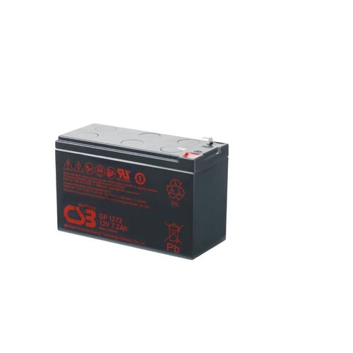 CSB CSB GP1272 F2, Sealed Lead Acid (VRLA), 6 V, Zwart, 7200 mAh, ISO 9001, 14001, 151 x 34 x 94 mm
