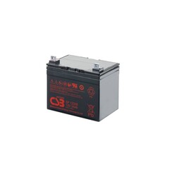 CSB GP12340, Sealed Lead Acid (VRLA), 12 V, Zwart, 34000 mAh, ISO 9001, ISO 14001, 194,2 x 127 x 178,3 mm