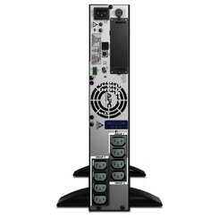 APC Smart-UPS SMX - Uninterruptible Power Supply 1500VA Rack-/Tower - extended runtime model - SMX1500RMI2U - Line Interactive, AVR, LCD Panel, 8 Outlets IEC-C13, Shutdown Software