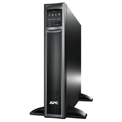 APC APC Smart-UPS SMX - Uninterruptible Power Supply 1500VA Rack-/Tower - extended runtime model - SMX1500RMI2U - Line Interactive, AVR, LCD Panel, 8 Outlets IEC-C13, Shutdown Software
