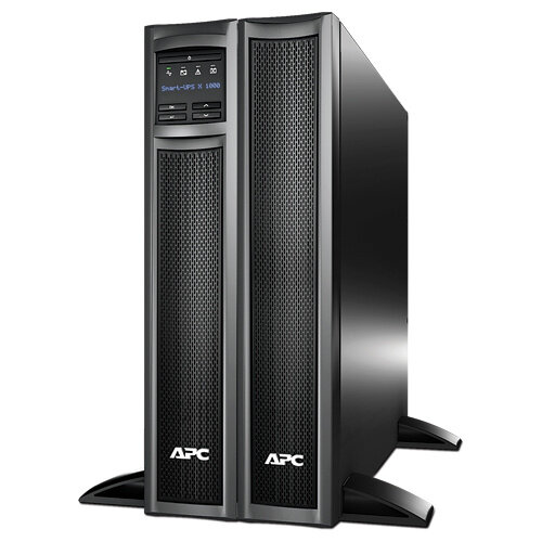 APC APC Smart-UPS SMX - Uninterruptible Power Supply 1000VA Rack-/Tower - extended runtime model - SMX1000I - Line Interactive, AVR, LCD Panel, 8 Outlets IEC-C13, Shutdown Software