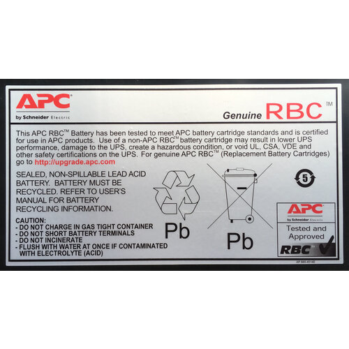 APC APC Replacement Battery Cartridge #27 - UPS battery Lead Acid