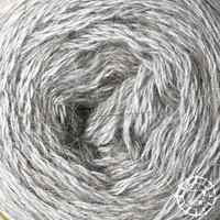 «Woolpack Yarn Collection» Angora Lace – Perlgrau, edles Grau, 100% tierlieb