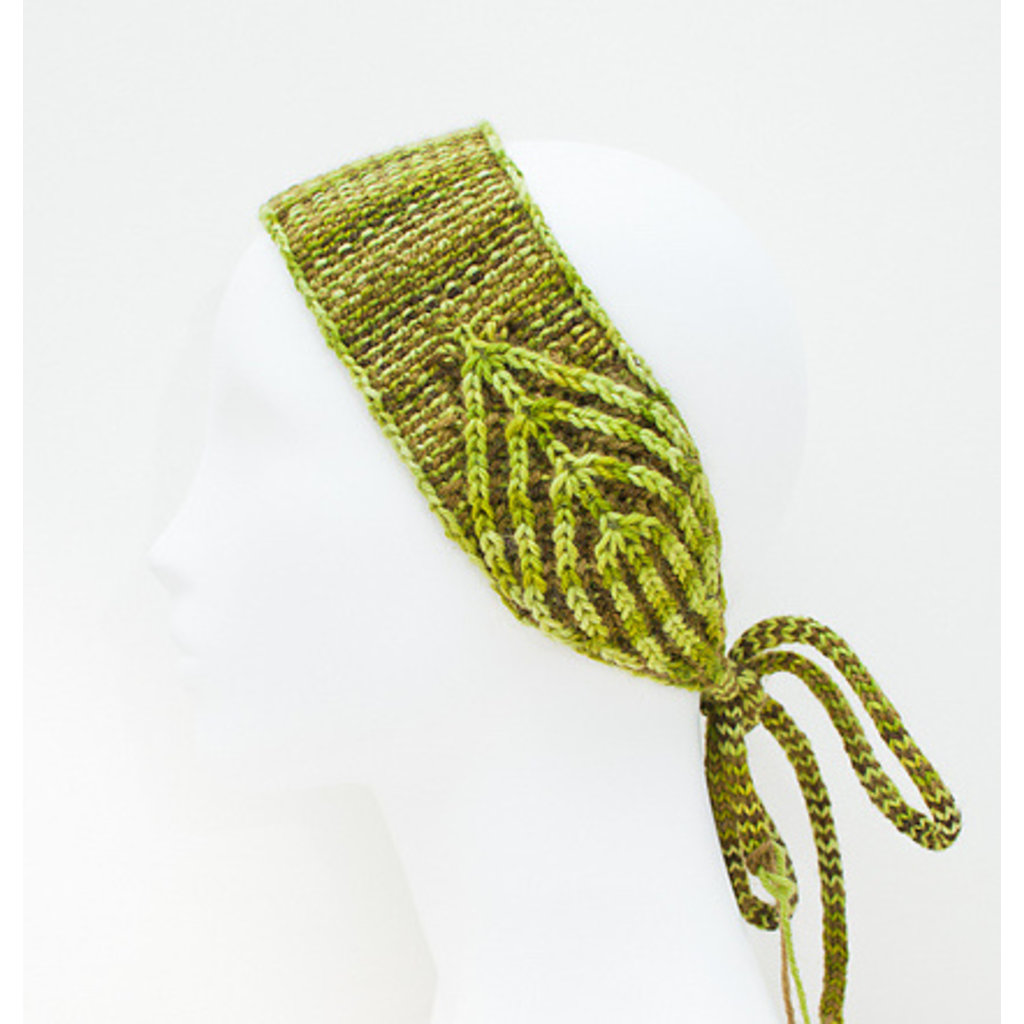 Leafy Brioche, Knitted Cowls and Scarves