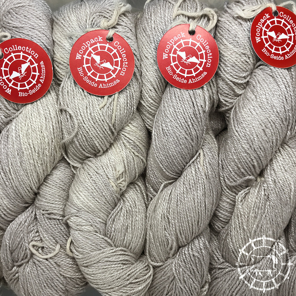 Woolpack Yarn Collection Soie bio – Argent