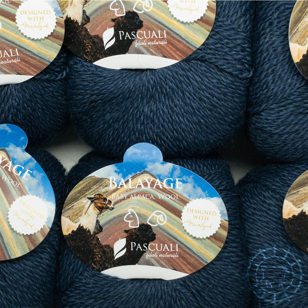 Pascuali – filati naturali Balayage – Titicaca, Bleu