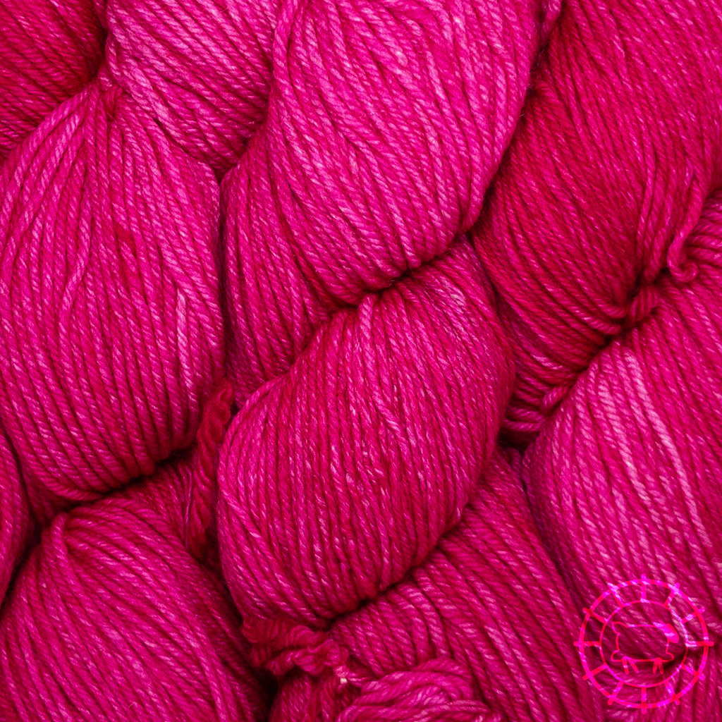 «Malabrigo Yarn» Arroyo – Fuchsia, ein starkes Pink