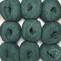 Woolpack Yarn Collection Baby Alpaca DK, chinée – Emeraude