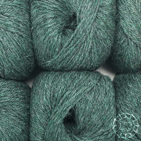 Woolpack Yarn Collection Baby Alpaka DK, meliert – Smaragd