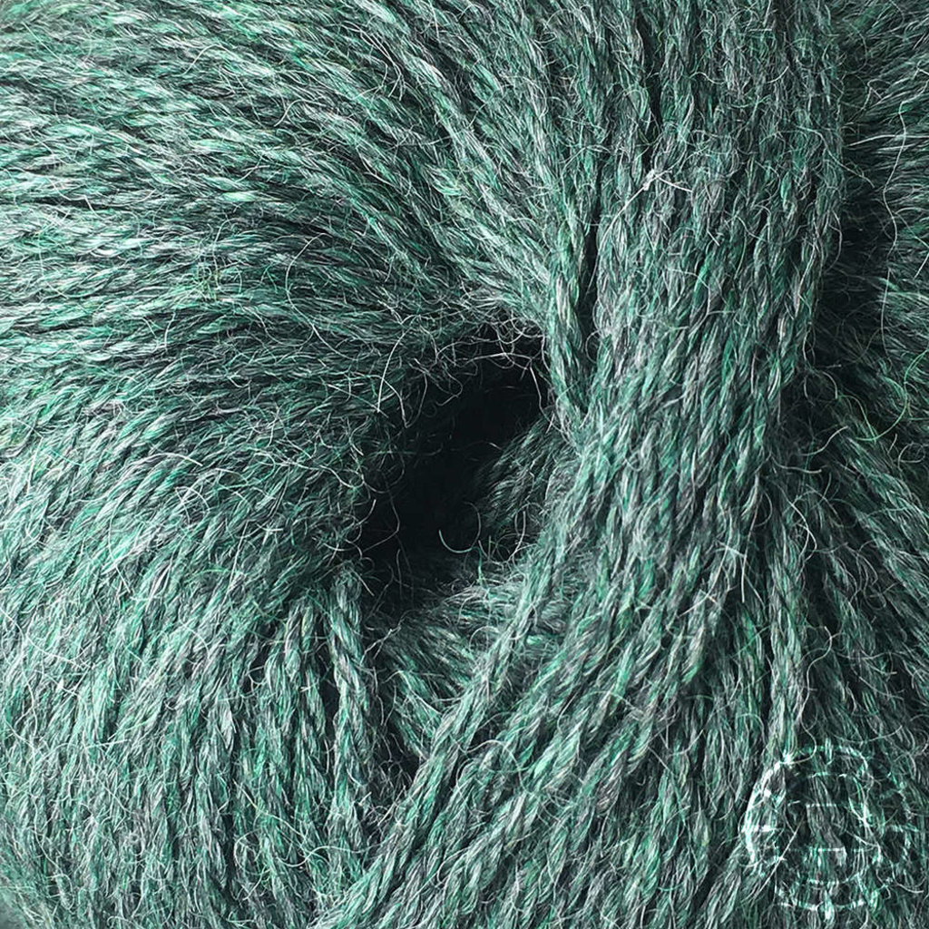 Woolpack Yarn Collection Baby Alpaca DK, chinée – Emeraude