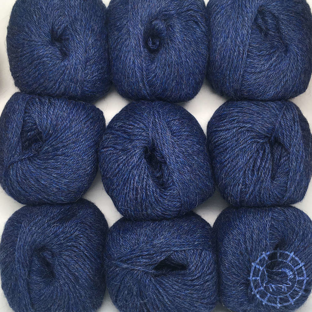 Woolpack Yarn Collection Baby Alpaka DK, meliert – Dunkelblau