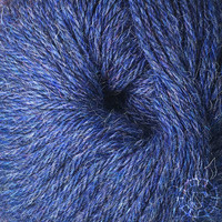 Woolpack Yarn Collection Baby Alpaca DK, chinée – Bleu foncé