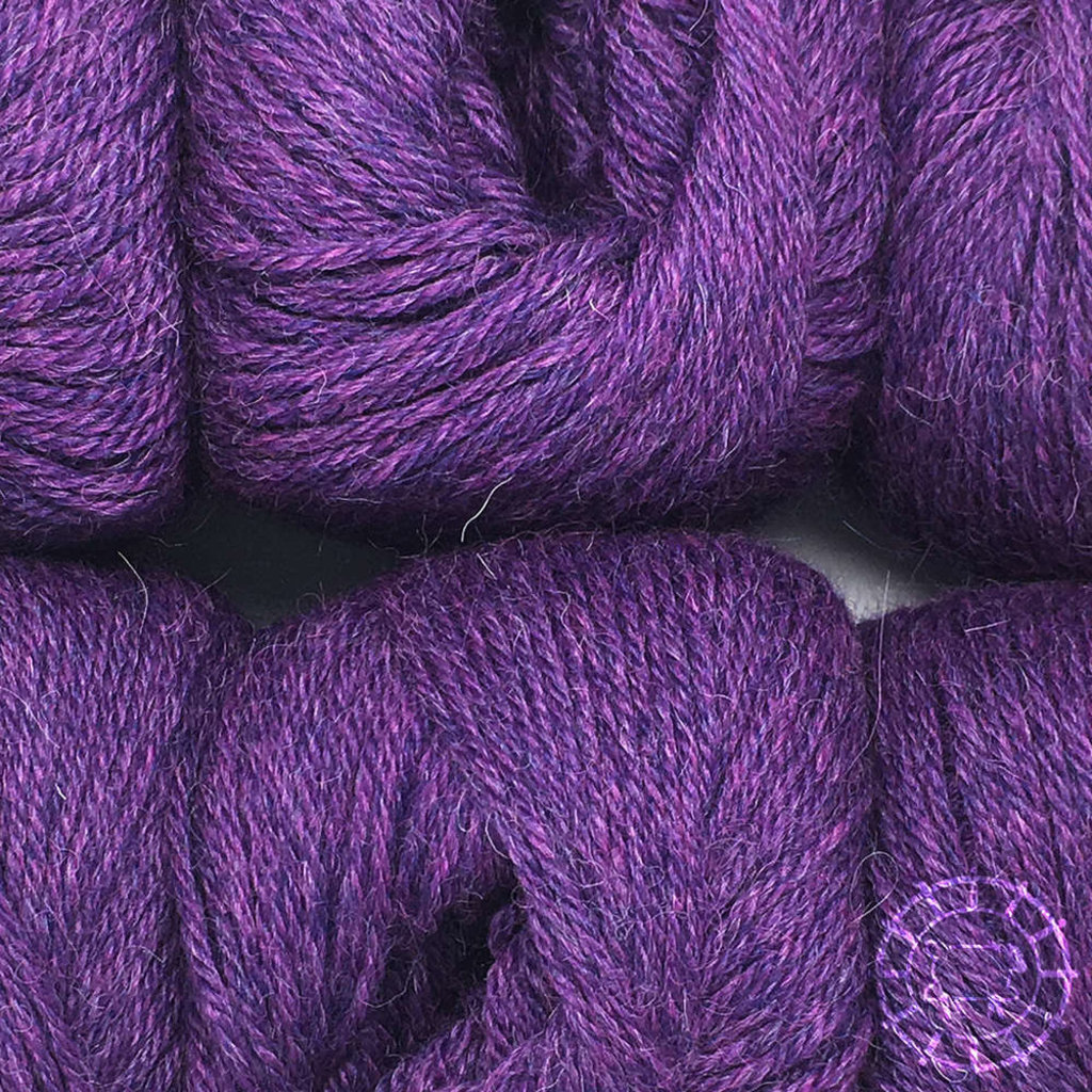 Woolpack Yarn Collection Baby Alpaka DK, meliert – Rotviolett