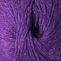 Woolpack Yarn Collection Baby Alpaca DK, chinée – Violet d'évêque