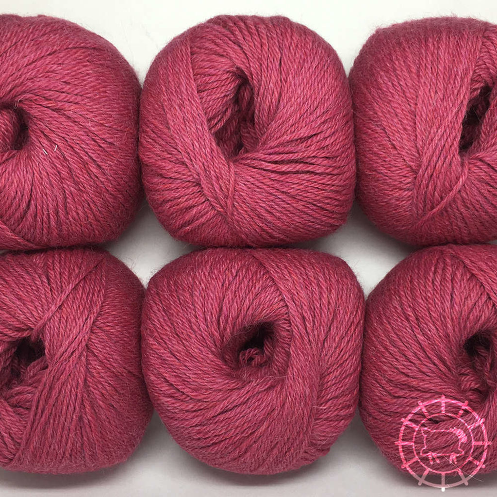 Woolpack Yarn Collection Baby Alpaka DK, meliert – Himbeer