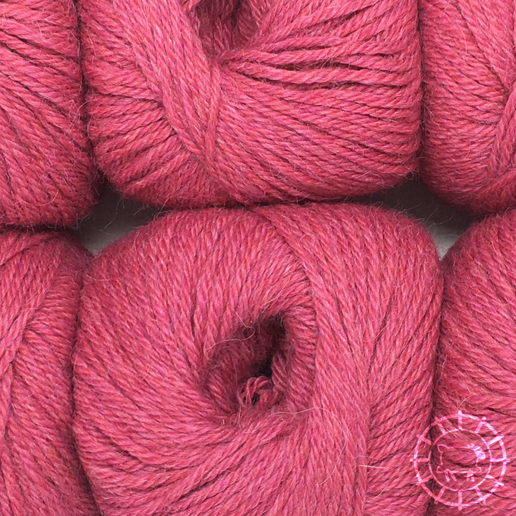 Woolpack Yarn Collection Baby Alpaca DK, chinée – Framboise