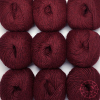 Woolpack Yarn Collection Baby Alpaca DK, chinée – Merlot