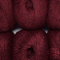 Woolpack Yarn Collection Baby Alpaca DK, chinée – Merlot