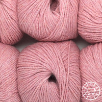 Woolpack Yarn Collection Baby Alpaca DK, chinée – Rose perle