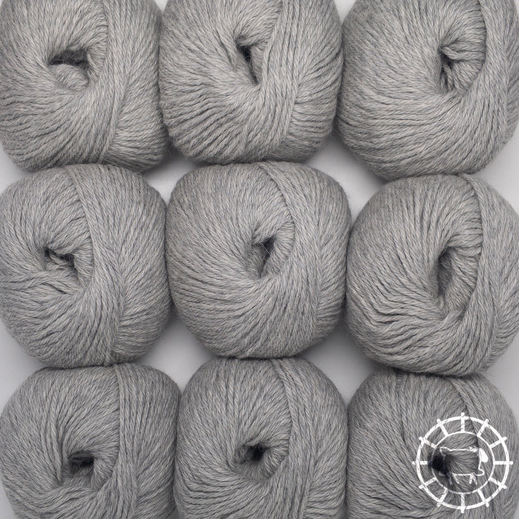 Woolpack Yarn Collection Baby Alpaca DK – Gris argent