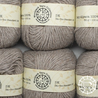 Woolpack Yarn Collection Baby Alpaca DK, chinée – Sable