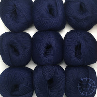 «Woolpack Yarn Collection» Baby Alpaka DK – Nachtblau