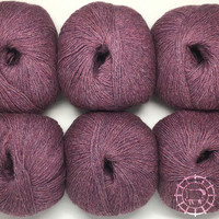 Woolpack Yarn Collection Baby Alpaca Fingering, chinée – Bruyère