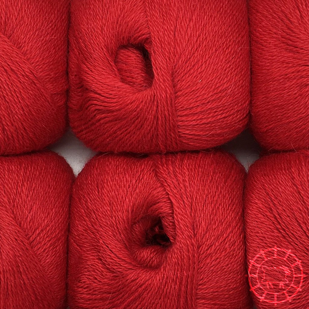 «Woolpack Yarn Collection» Baby Alpaka Fingering – Rot
