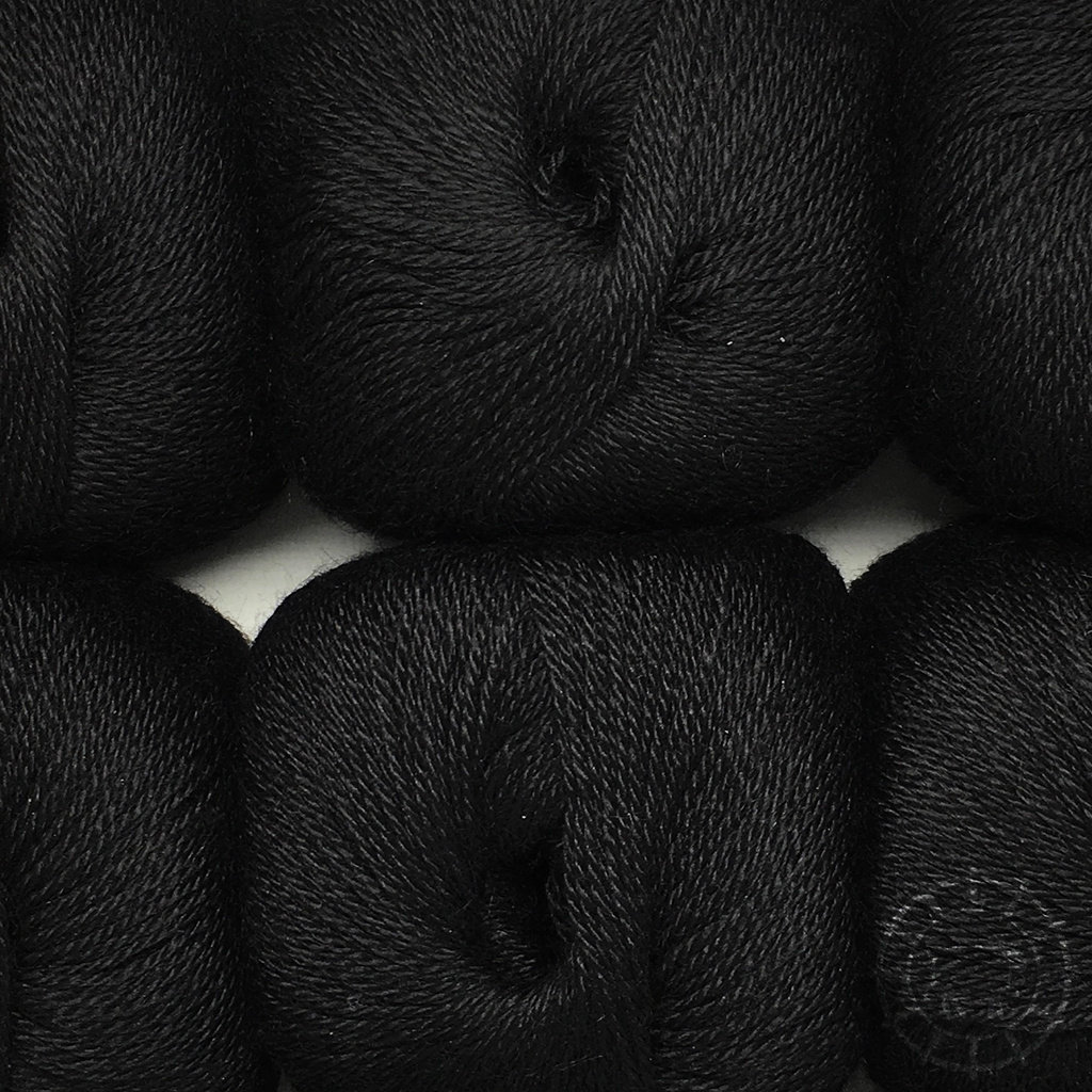 Woolpack Yarn Collection Baby Alpaca Fingering – Noir