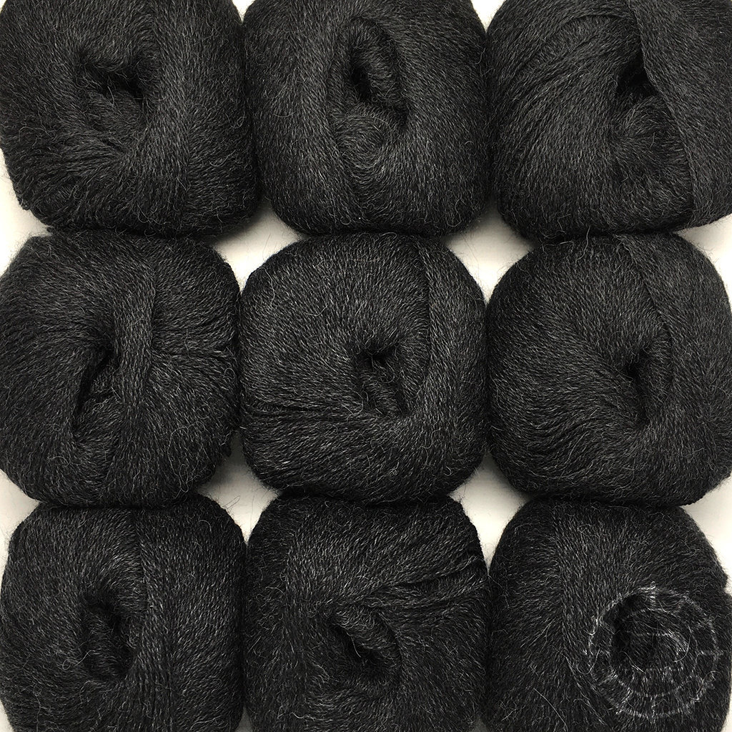 Woolpack Yarn Collection Baby Alpaca Fingering – Anthracite
