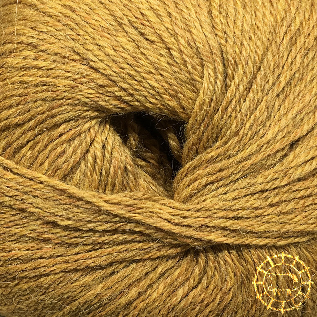 Woolpack Yarn Collection Baby Alpaka Fingering, meliert – Curry