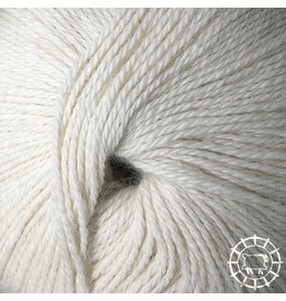 Woolpack Yarn Collection Baby Alpaca Fingering, non colorée – Blanc mouton